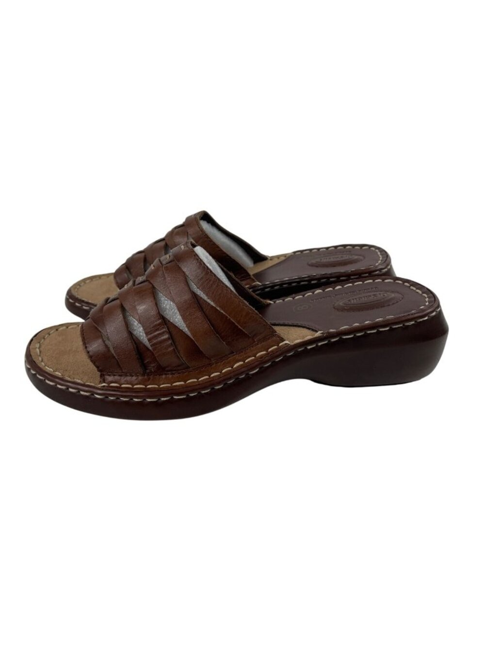 Dr Scholl’s Women’s Shoes Brown Leather Reba II Comfort Sandals Size 8 - Picture 5 of 11